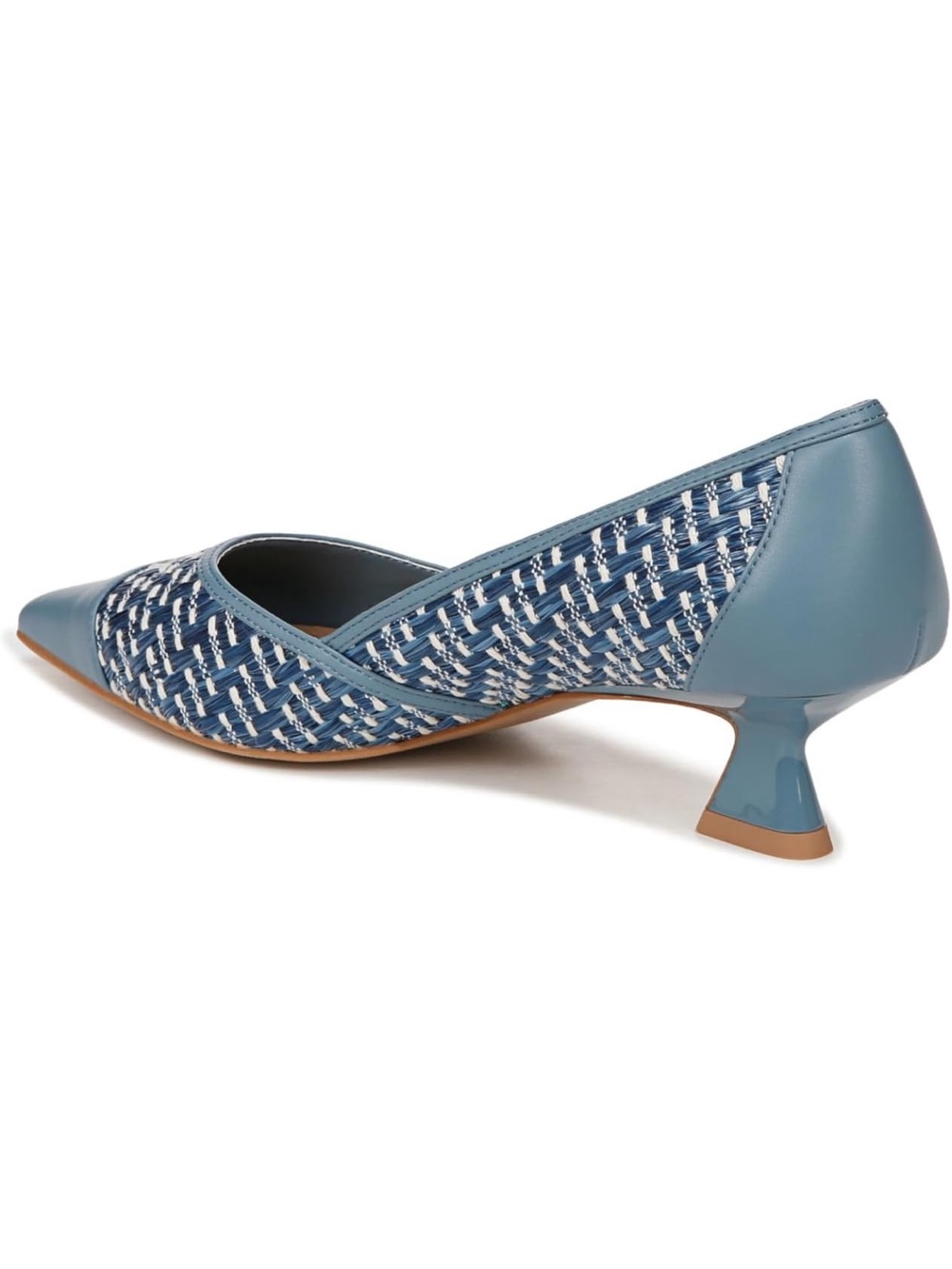 Franco Sarto Blue Milti Darcy Pointed Toe Kitten
Heel Pump NWT - Picture 2 of 6